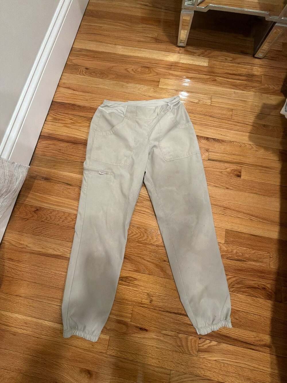 Patagonia Men's Light Khaki Recycled Polyester Cargo Joggers Size M